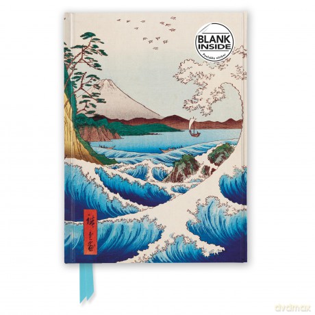 Utagawa Hiroshige: Sea at Satta (Foiled Blank Journal) (Flame Tree Blank Notebooks) - Flame Tree Studio [KSIĄŻKA]