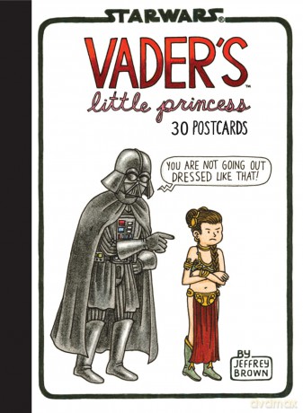 Vader's Little Princess Postcards: Postcard Book - Jeffrey Brown [KALENDARZ]