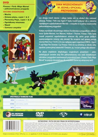 Fineasz i Ferb: Misja Marvel (Disney) [DVD] 