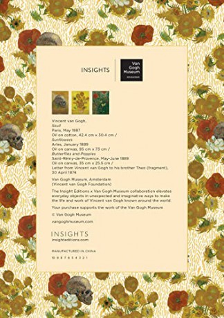 Van Gogh Skulls and Flowers Sewn Notebook Collection and Pouch Set - Insight Editions [KALENDARZ]