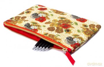 Van Gogh Skulls and Flowers Sewn Notebook Collection and Pouch Set - Insight Editions [KALENDARZ]