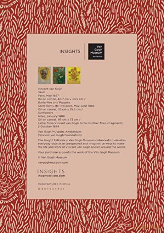 Van Gogh Skulls and Flowers Sewn Notebook Collection and Pouch Set - Insight Editions [KALENDARZ]