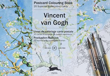 Van Gogh: Postcard Colouring Book (Multilingual Edition) (Postcard coloring book) - Pepin van Roojen [KSIĄŻKA]