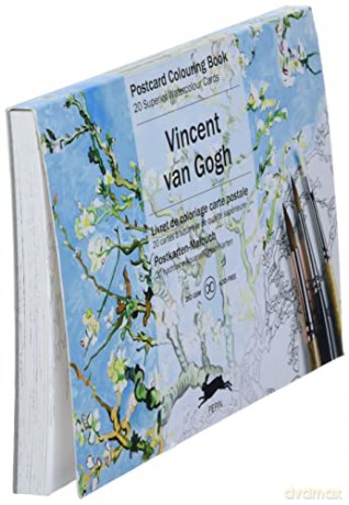 Van Gogh: Postcard Colouring Book (Multilingual Edition) (Postcard coloring book) - Pepin van Roojen [KSIĄŻKA]