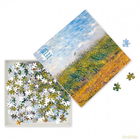 Van Gogh: Wheat Field with a Lark Jigsaw: 1000 piece jigsaw (1000-piece jigsaws): 1000-piece Jigsaw Puzzles - Flame Tree Studio [KSIĄŻKA]