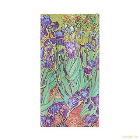 Van Gogh's Irises (Van Gogh's Irises) Slim 12-month Dayplanner 2024 - Paperblanks [KALENDARZ]