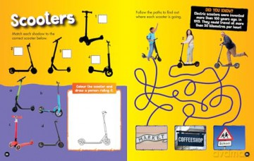 Vehicles Activity and Colouring Book (National Geographic Kids) [KSIĄŻKA]
