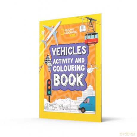 Vehicles Activity and Colouring Book (National Geographic Kids) [KSIĄŻKA]