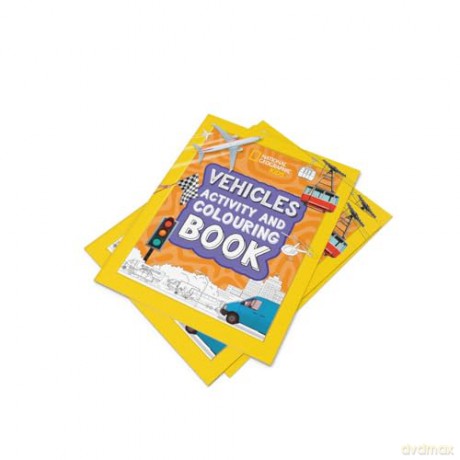 Vehicles Activity and Colouring Book (National Geographic Kids) [KSIĄŻKA]
