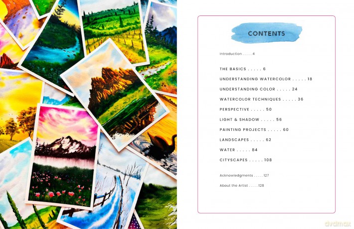 Vibrant Watercolor: A creative and colorful exploration into the art of watercolor painting (2) (Paint with Me) - Geethu Chandramohan [KSIĄŻKA]