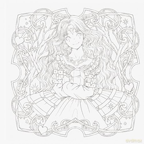 Victorian Fantasy Collection: Kuroimori Coloring Book (Pie Comic Art Coloring Book) - Kuroimori [KSIĄŻKA]
