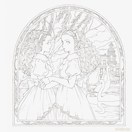 Victorian Fantasy Collection: Kuroimori Coloring Book (Pie Comic Art Coloring Book) - Kuroimori [KSIĄŻKA]