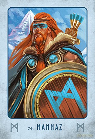 Viking Oracle: Wisdom of the Ancient Norse, 45 Full Colour Cards and 124 Book - Stacey Demarco [KSIĄŻKA]