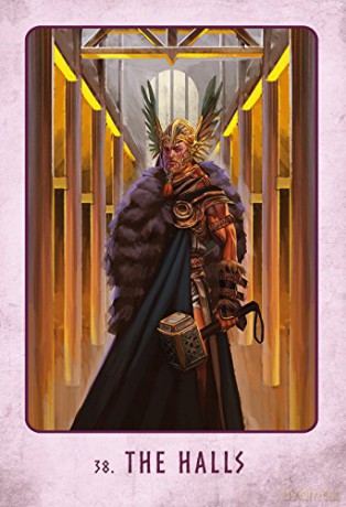 Viking Oracle: Wisdom of the Ancient Norse, 45 Full Colour Cards and 124 Book - Stacey Demarco [KSIĄŻKA]