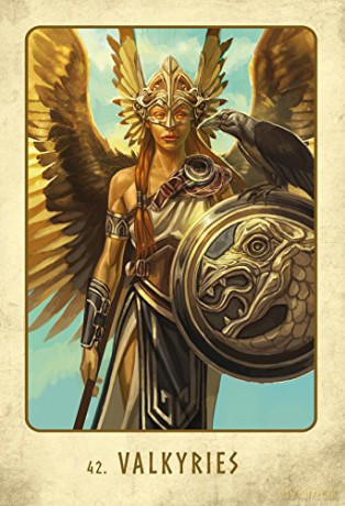 Viking Oracle: Wisdom of the Ancient Norse, 45 Full Colour Cards and 124 Book - Stacey Demarco [KSIĄŻKA]