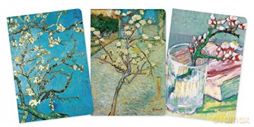 Vincent van Gogh: Blossom Set of 3 Standard Notebooks (Standard Notebook Collection) - Flame Tree Studio [KSIĄŻKA]