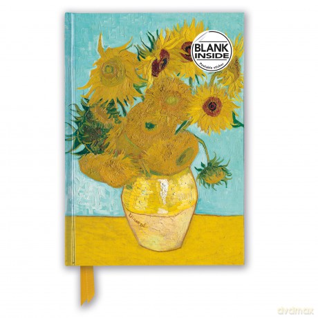 Vincent van Gogh: Sunflowers (Foiled Blank Journal) (Flame Tree Blank Notebooks) - Flame Tree Studio [KSIĄŻKA]