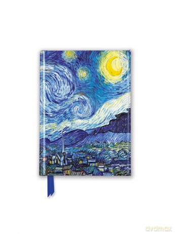 Vincent van Gogh: The Starry Night (Foiled Pocket Journal) (Flame Tree Pocket Notebooks) - Flame Tree Studio [KSIĄŻKA]