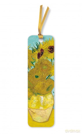 Vincent van Gogh: Vase with Sunflowers Bookmarks (pack of 10) - Flame Tree Studio [KSIĄŻKA]