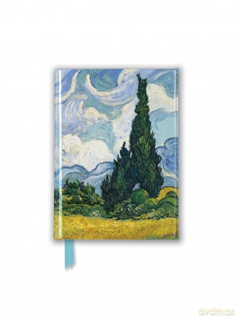 Vincent Van Gogh: Wheat Field with Cypresses (Foiled Pocket Journal) (Flame Tree Pocket Books) (Flame Tree Pocket Notebooks) - Flame Tree Studio [KSIĄŻKA]