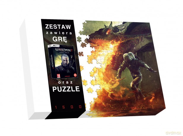 Mix Pack Wiedzmin 2 + puzzle Smok [GRA PC]