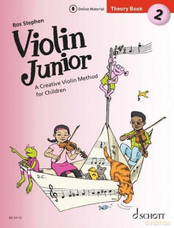Violin Junior, Theory Book 2 - A Creative Violin Method for Children - Violin - Sheet music - Theory Book 2 - Schott Music (ED 23112) - Ros Stephen [KSIĄŻKA]