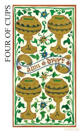 Visconti Tarot - Mini Tarot: 78 full colour tarot cards and instructions - Atanas Atanassov [KSIĄŻKA]