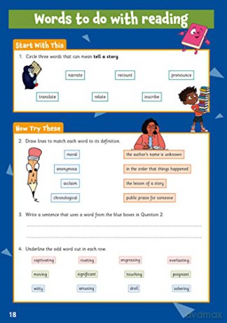 Vocabulary Activity Book for Ages 10-11 (CGP KS2 Activity Books and Cards) - CGP Books [KSIĄŻKA]