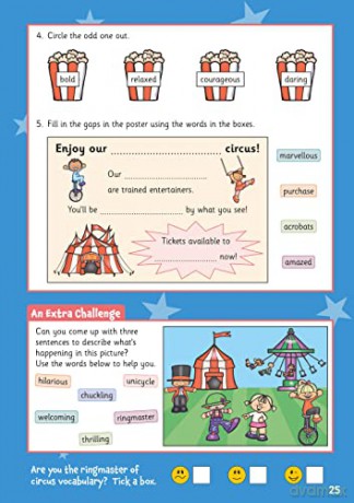Vocabulary Activity Book for Ages 5-7 (CGP KS1 Activity Books and Cards) - CGP Books [KSIĄŻKA]