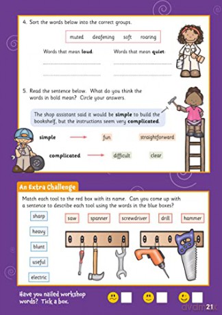 Vocabulary Activity Book for Ages 5-7 (CGP KS1 Activity Books and Cards) - CGP Books [KSIĄŻKA]