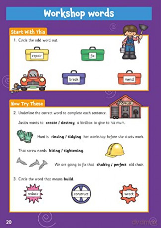 Vocabulary Activity Book for Ages 5-7 (CGP KS1 Activity Books and Cards) - CGP Books [KSIĄŻKA]