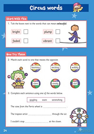 Vocabulary Activity Book for Ages 5-7 (CGP KS1 Activity Books and Cards) - CGP Books [KSIĄŻKA]
