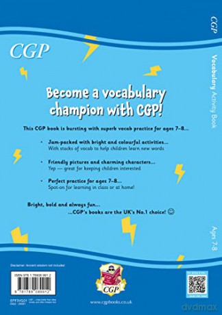 Vocabulary Activity Book for Ages 7-8 (CGP KS2 Activity Books and Cards) - CGP Books [KSIĄŻKA]