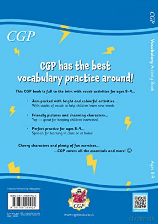 Vocabulary Activity Book for Ages 8-9 (CGP KS2 Activity Books and Cards) - CGP Books [KSIĄŻKA]