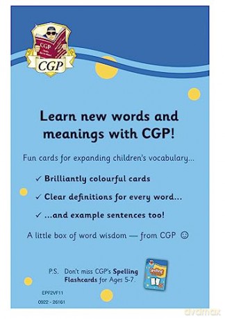 Vocabulary Flashcards for Ages 5-7 (CGP KS1 Activity Books and Cards) - CGP Books [KSIĄŻKA]