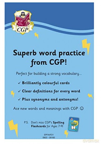 Vocabulary Flashcards for Ages 7-9 (CGP KS2 Activity Books and Cards) - CGP Books [KSIĄŻKA]