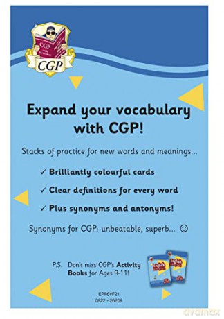 Vocabulary Flashcards for Ages 9-11 (CGP KS2 Activity Books and Cards) - CGP Books [KSIĄŻKA]