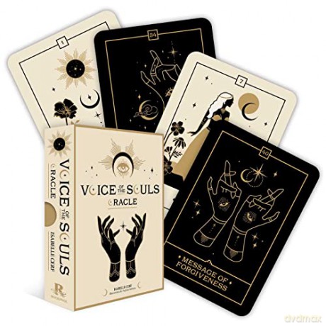 Voice of the Souls Oracle: 44 Full-color, Gilded Cards and 176-page Guidebook - Isabelle Cerf [KSIĄŻKA]