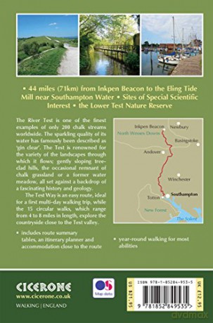Walking Hampshire's Test Way: The long-distance trail and 15 day walks (British Walking) - Malcolm Leatherdale [KSIĄŻKA]