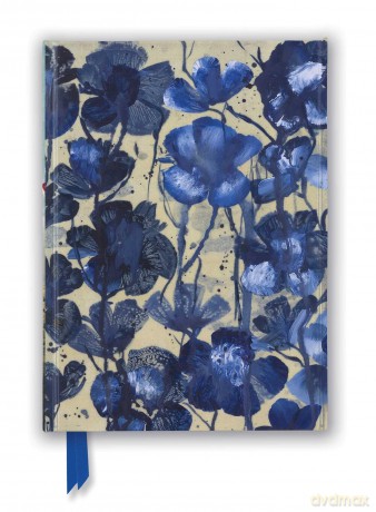 Wan Mae Dodd: Blue Poppies (Foiled Journal) (Flame Tree Notebooks) - Flame Tree Studio [KALENDARZ]