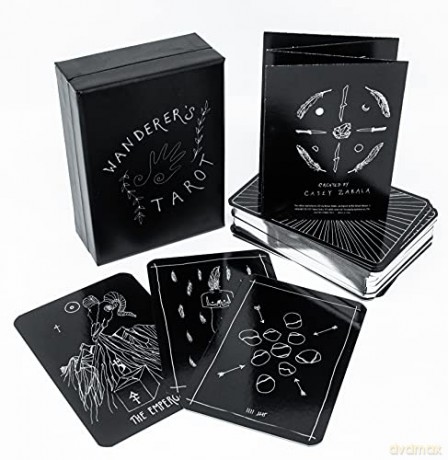 Wanderer's Tarot: 78 Cards and Fold-out Guide - Casey Zabala [KSIĄŻKA]