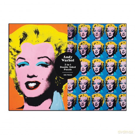 Warhol Marilyn 500 Piece Double Sided Puzzle - Galison [PUZZLE]
