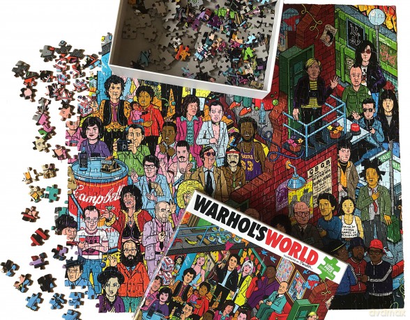 Warhol's World: A 1000 Piece Jigsaw Puzzle - Ander [KSIĄŻKA]