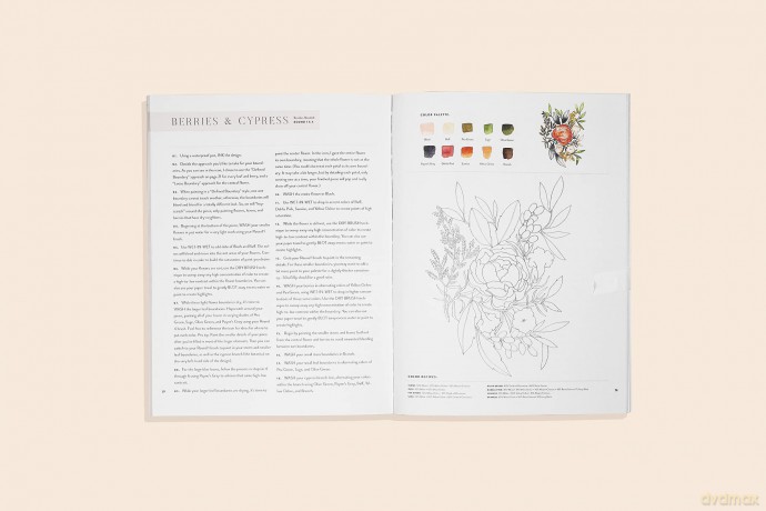 Watercolor Workbook: 30-Minute Beginner Botanical Projects on Premium Watercolor Paper - Sarah Simon [KSIĄŻKA]