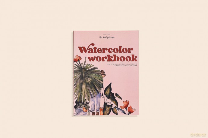 Watercolor Workbook: 30-Minute Beginner Botanical Projects on Premium Watercolor Paper - Sarah Simon [KSIĄŻKA]