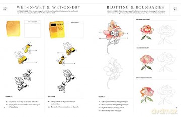 Watercolor Workbook: Flowers, Feathers, and Animal Friends: 25 Beginner-Friendly Projects on Premium Watercolor Paper (Watercolor Workbook Series) - Sarah Simon [KSIĄŻKA]