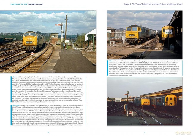 Waterloo to the Atlantic Coast During the Diesel Era Part 1: Waterloo to Exeter Central - Bernard Mills [KSIĄŻKA]