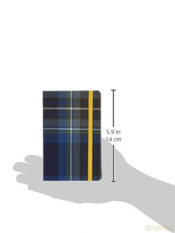 Waverley (M): Holyrood Tartan Cloth Commonplace Notebook (Waverley Genuine Scottish Tartan Notebook) - Waverley Scotland [KSIĄŻKA]
