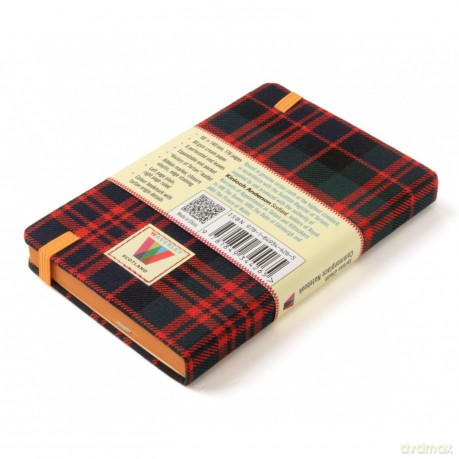 Waverley (M): MacDonald Tartan Cloth Commonplace Notebook (Waverley Genuine Scottish Tartan Notebook) - Waverley Scotland [KSIĄŻKA]