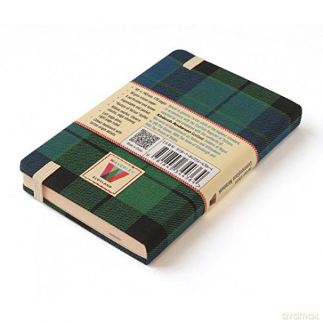 Waverley (M): MacKay Ancient Tartan Cloth Commonplace Notebook (Waverley Genuine Scottish Tartan Notebook) - Waverley Scotland [KSIĄŻKA]